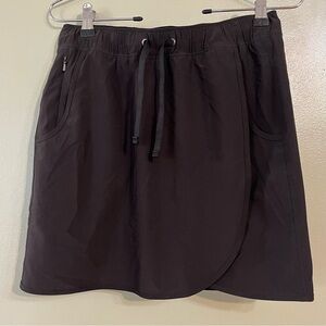 Patagonia Black Activewear Wrap Skirt Golf Tennis Size XS